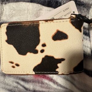 Cow print wallet Alba